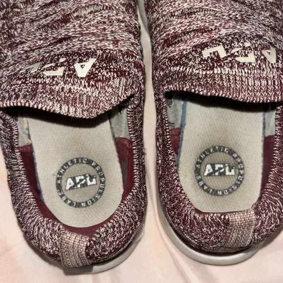 APL Maroon Knit Sneakers - Picture 8 of 8